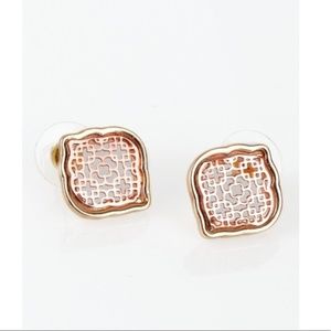 {It's Sense}Rose/GoldMarquee FiligreeEarrings